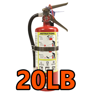 20lb A.B.C. Fire Extinguisher