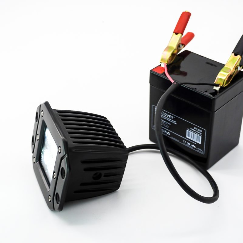 3-3/16" 6-Diode Recessed Square LED Worklight