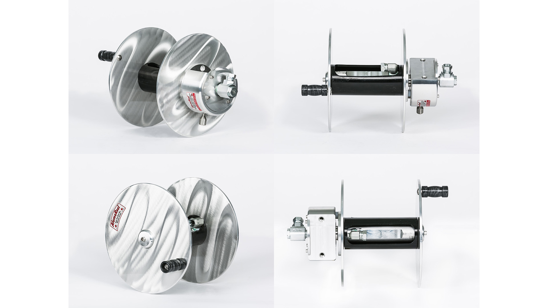 AIR-100V2 3/8" Compressed Air Hose Reel (Chrome) - Image 2