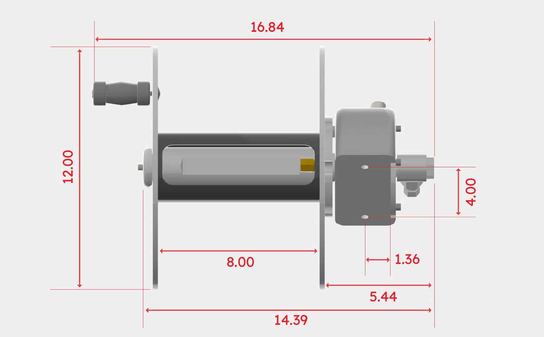 AIR-100V2 3/8" Compressed Air Hose Reel (Chrome) - Image 4