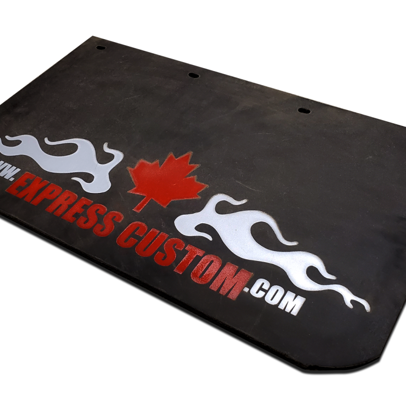 "Express Flames" DRW Mud Flap