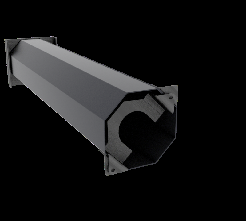 Horizontal Single Oxygen Cylinder Bracket