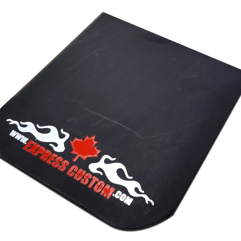 "Express Flames" SRW Mud Flap