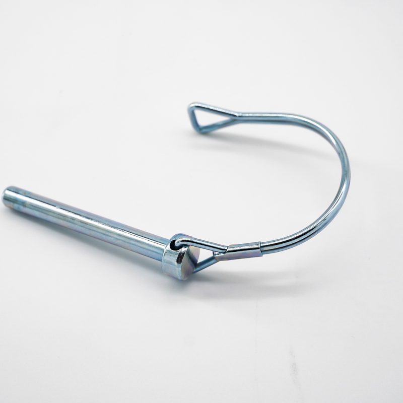 0.250" (1/4") D-CLIP (ROUND) (Clear Zinc)