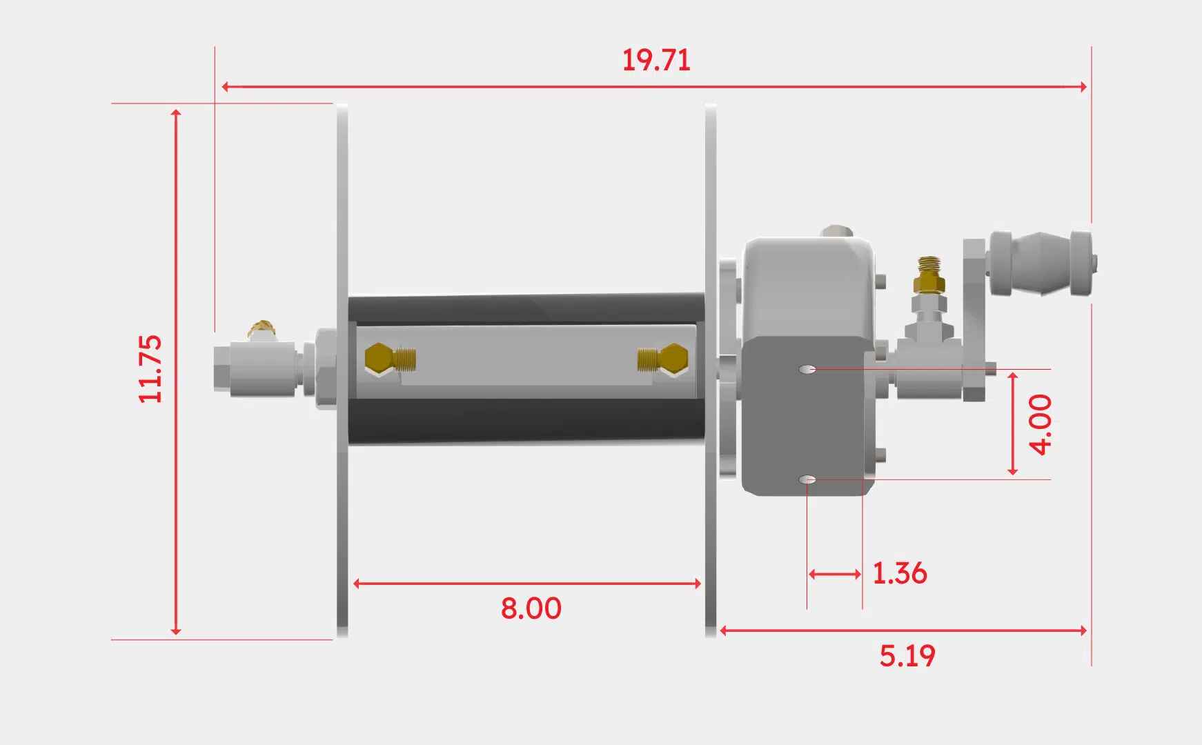 2HR-100V2 Oxy/Ace Hose Reel (Black) - Image 3
