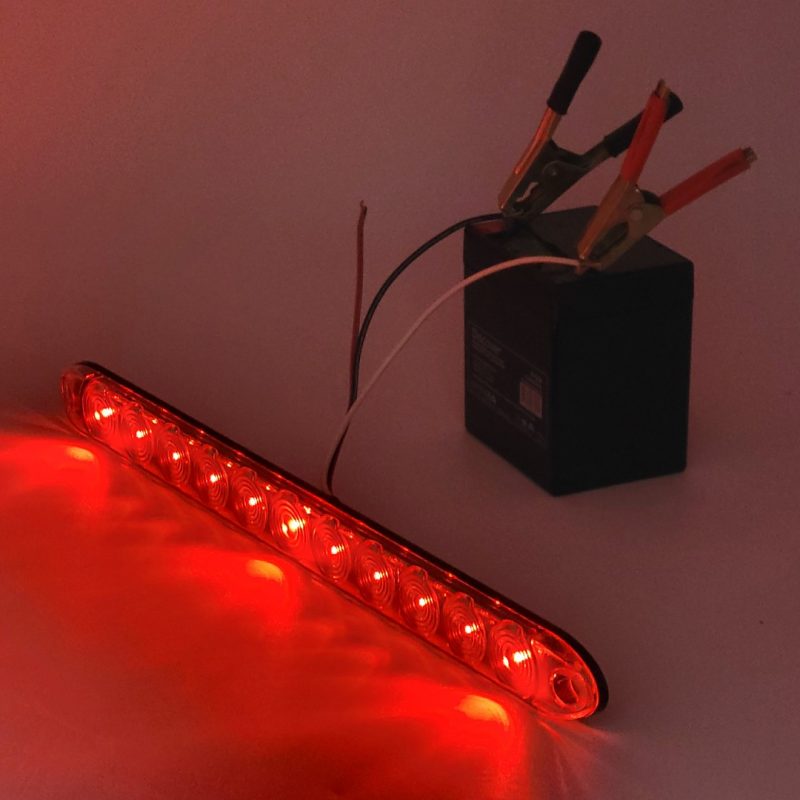 TecNiq Clear-Lens Red-LED T10 Light