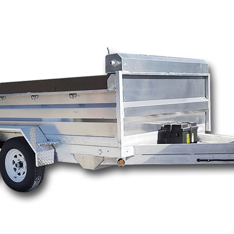 6'x10' 7000lbs GVW Dumping Utility Trailer w/Ram