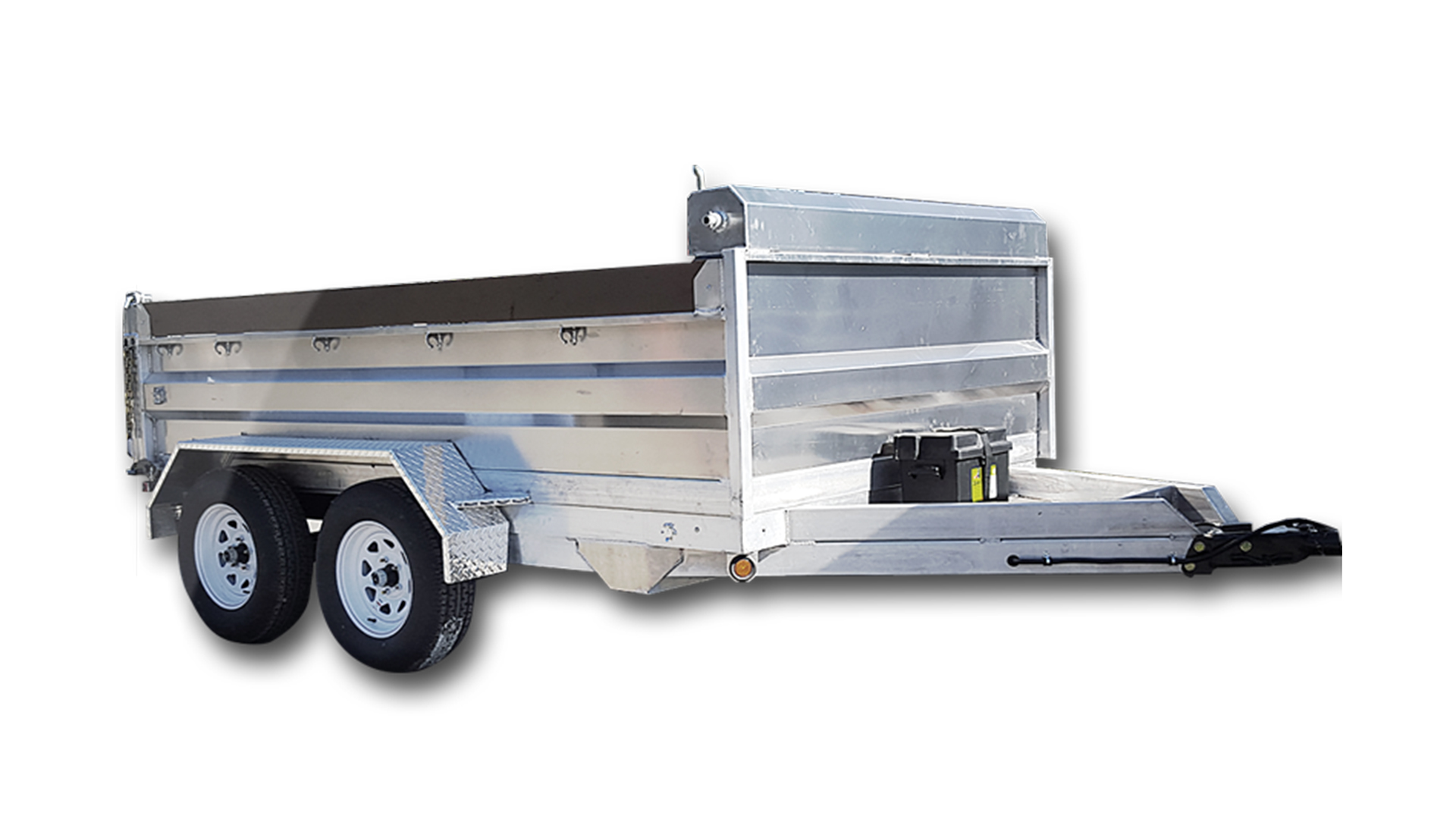 6'x10' 7000lbs GVW Dumping Utility Trailer w/Ram